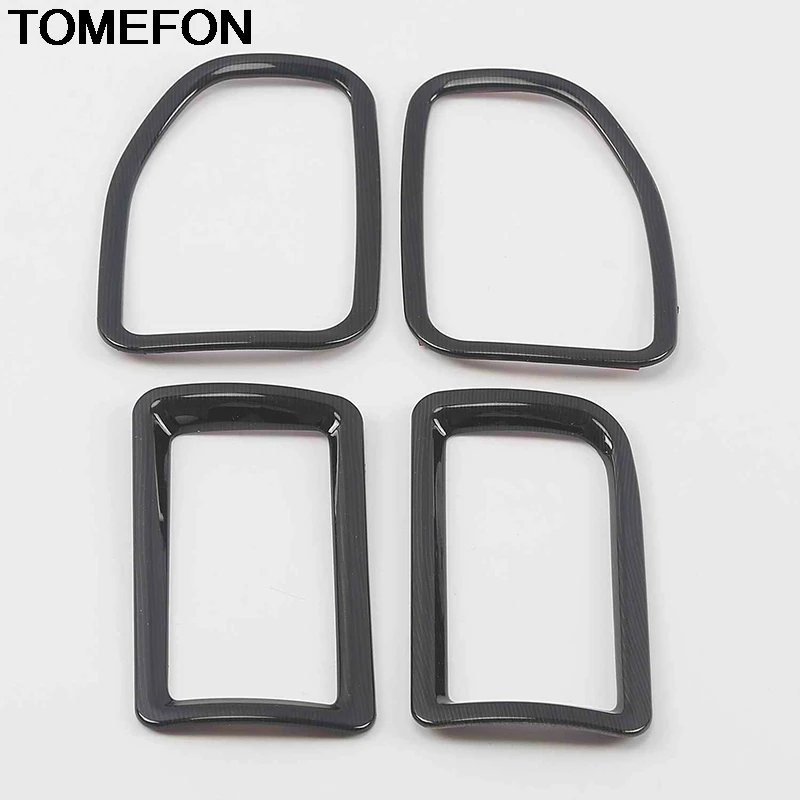 

TOMEFON For Mitsubishi Outlander 2016 2017 Interior Middle Control Front AC Vents Outlet Cover Trim ABS Original Plant Lines