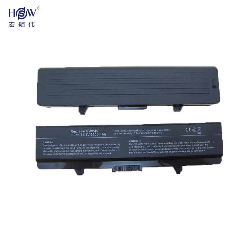 HSW ноутбука Батарея для Dell Inspiron 1525 1526 1545 1440 1750 312 0625 C601H D608H GW240 XR693 M911G GP952 Батарея|battery