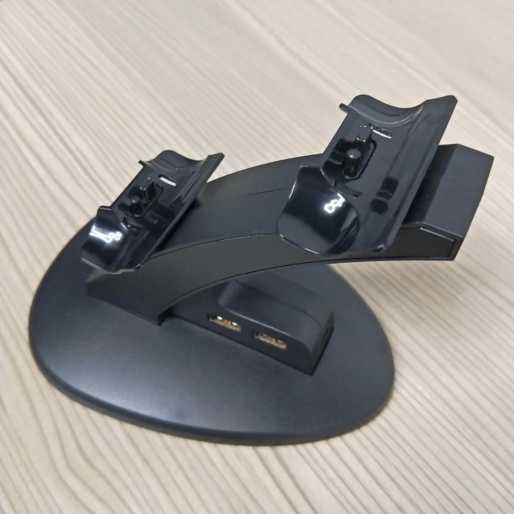 Двойной зарядка через usb док-станция для Зарядное устройство подставка держатель для наушников с контактор Порты и разъёмы для Игровые приставки 4 PS4/тонкий/PS4 Pro Беспроводной контроллер