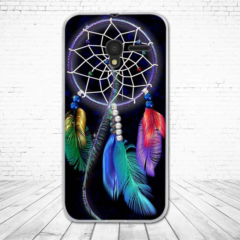 Силиконовый чехол для телефона Alcatel One Touch Pixi 3 4 5 "5017 5017D 5017X 5019D с принтом задняя