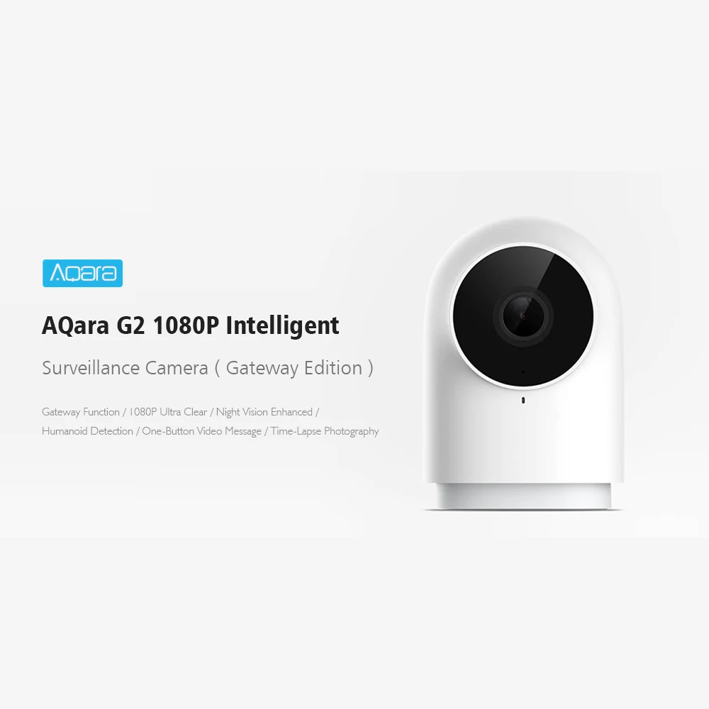 AQara G2 1080P умная сетевая камера наблюдения шлюз версия 140 широкоугольный ночной Zigbee