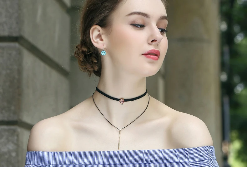 Серьги с кристаллами Swarovski для женщин, классические простые квадратные серьги-капли с кристаллами, хорошее ювелирное изделие, подарок для девочек, Brincos
