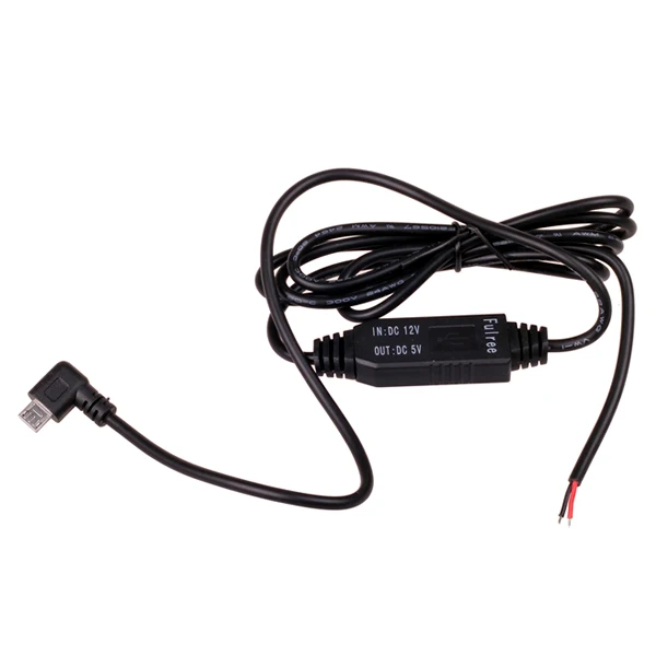 DC 12 В до 5 В Преобразователь Micro Mini USB Проводных автомобильное Зарядное Устройство для GPS Планшетный Телефон PDA DVR Рекордер Камеры(1 М