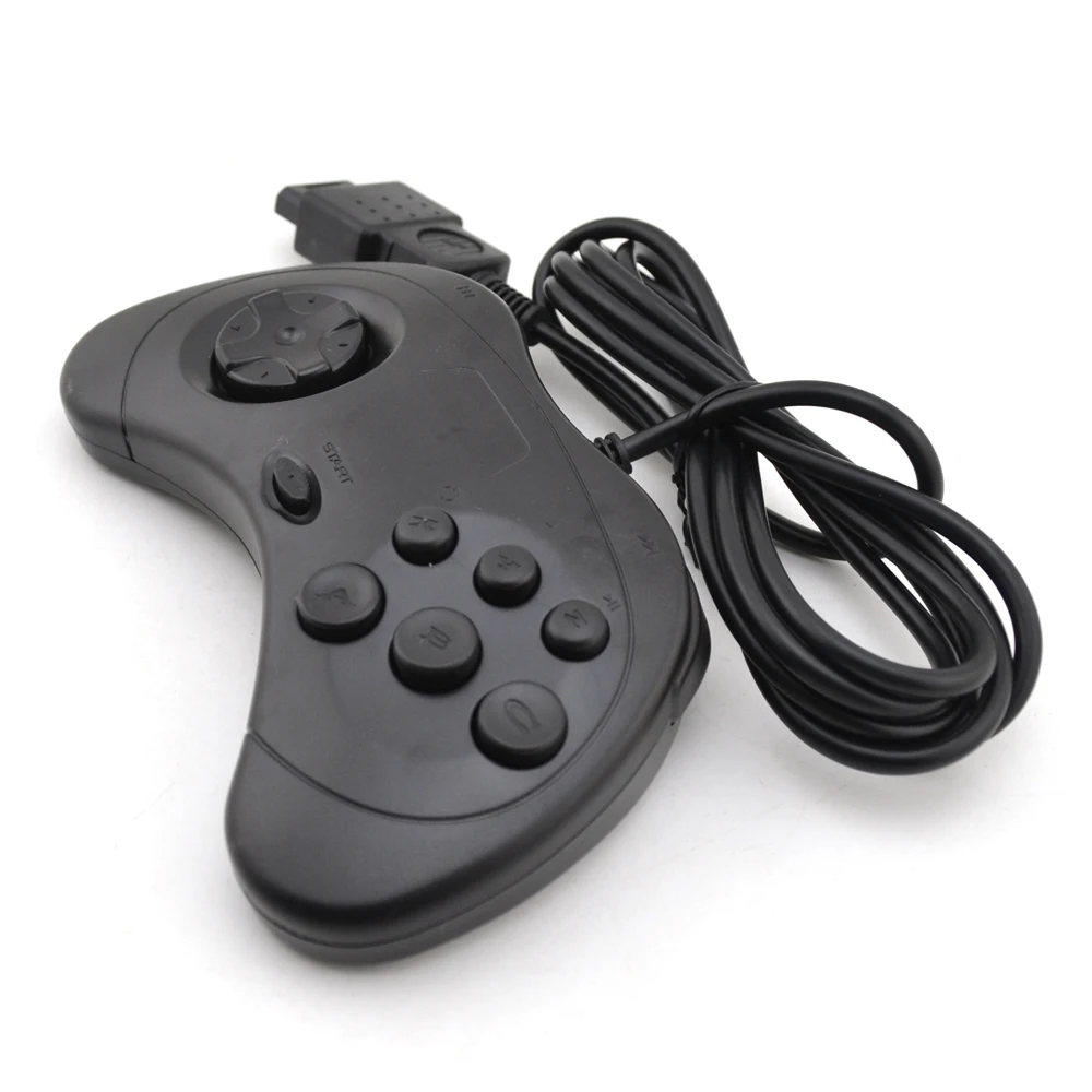Проводной геймпад для Sega Saturn Джойстики джойстик ПК MAC в стиле системы Лидер