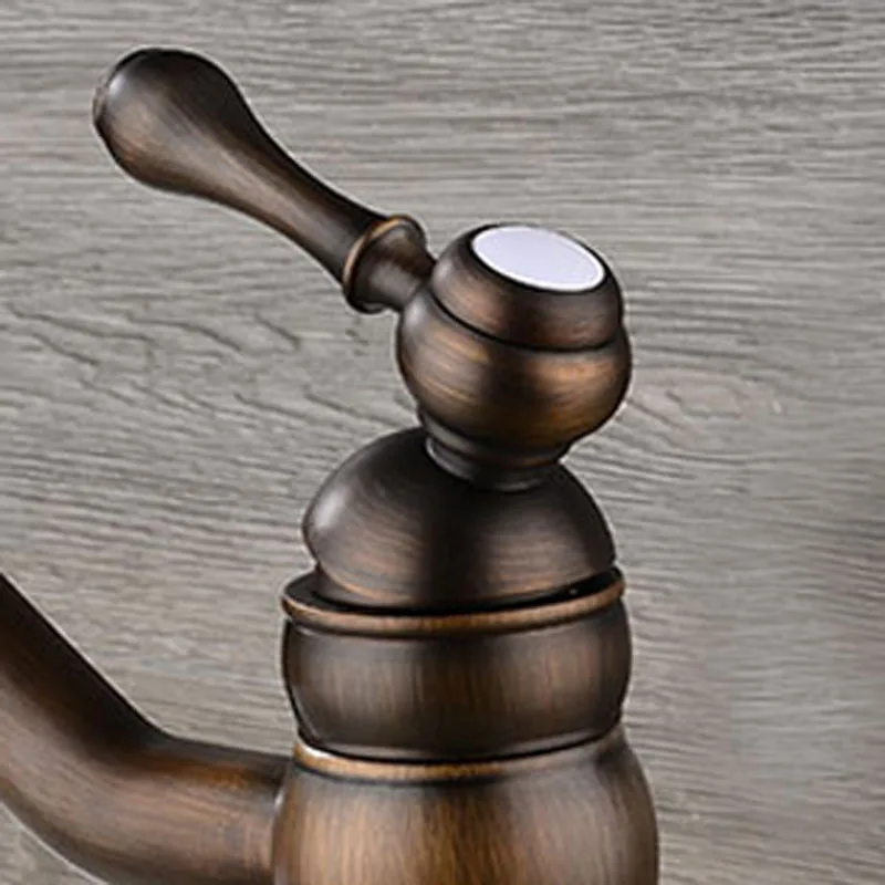 Смесители для ванной комнаты античный латунный Цвет одно отверстие