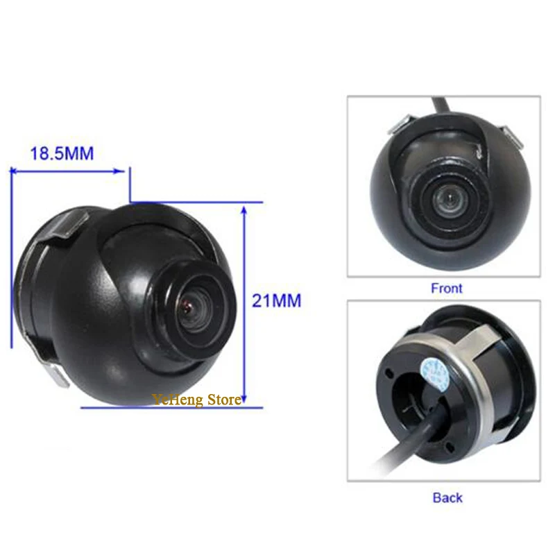 5-дюймовый HD Автомобильный зеркальный монитор заднего вида видео вход 800*480 12V + 360