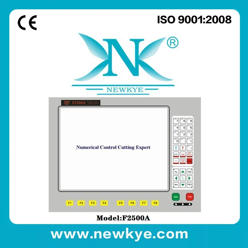 

high quality 17 inch LCD Plasma cutting machine CNC system numerical control cutting expert F2500A