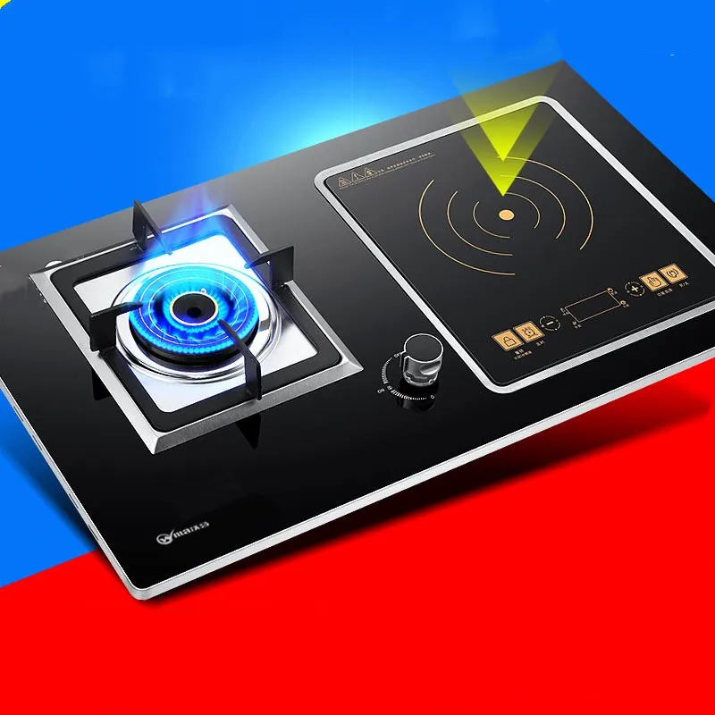 Встраиваемая газовая плита электрическая и двойного назначения настольная