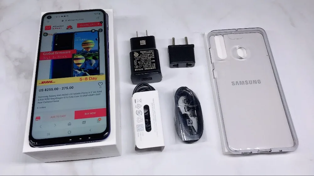 Samsung Galaxy A60 A6060 LTE мобильный телефон 6," 6G ram 64 Гб rom Snapdragon 675 Восьмиядерный 32,0 Мп задняя камера телефон