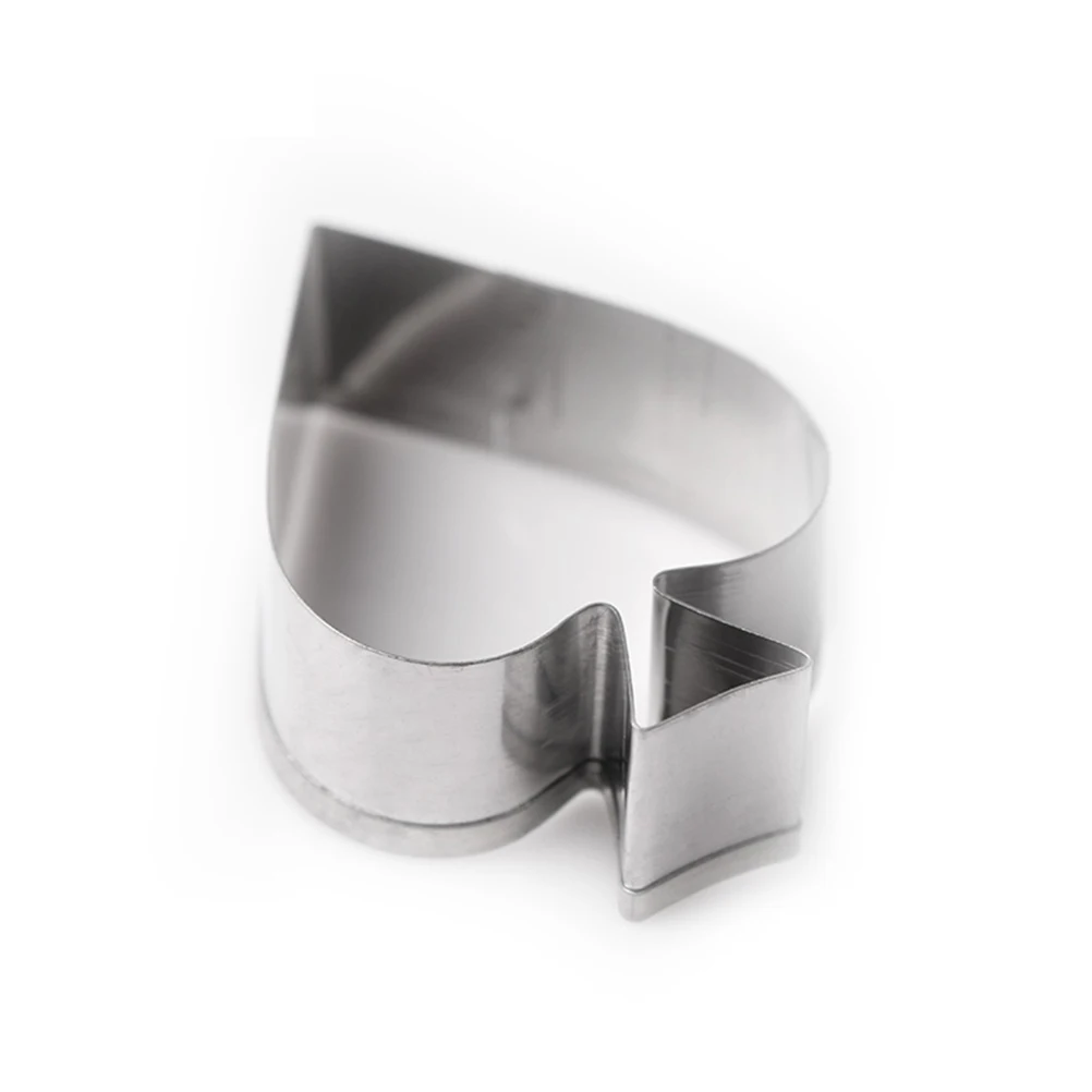 Оптовая продажа 4 шт./компл. форма для печенья в покер из нержавеющей стали