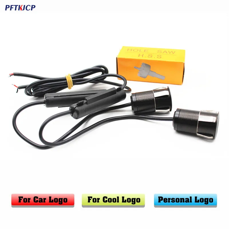 PFTKJCP 2 шт двери автомобиля Призрак Тень светодио дный лазерный проектор лампы для