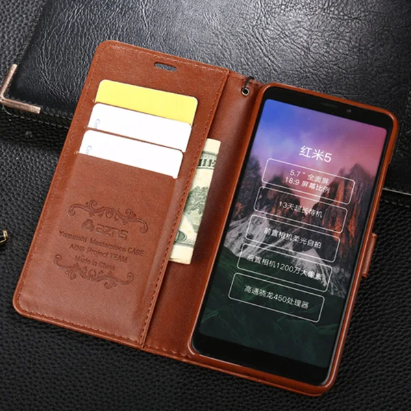 Кожаный чехол-книжка для Xiaomi Mi Max 2 Чехол Мягкая ТПУ подставка слот карт Роскошный