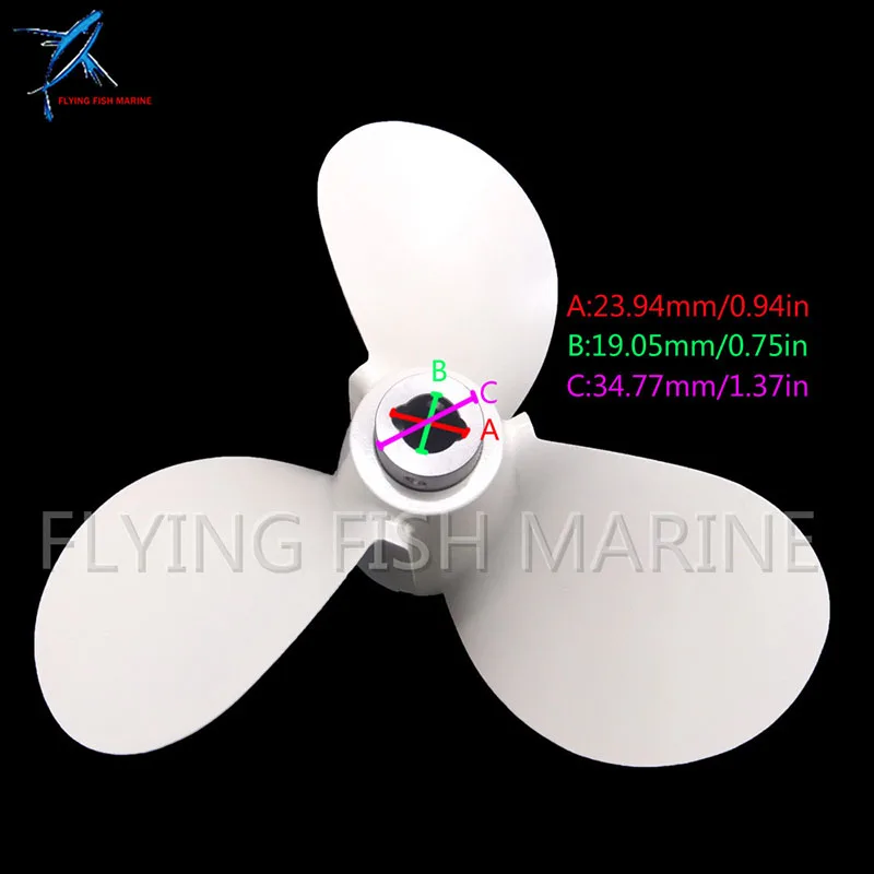 T36G-03000500 Boat Propeller for Parsun HDX 2-stroke T36G T40G Pin Type 11-1/2 X11 -H Outboard | Автомобили и мотоциклы