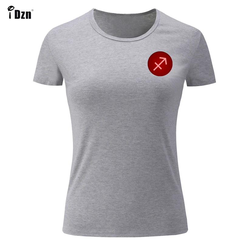 12 Созвездие женская футболка с коротким рукавом Водолей Овен Телец Gemini Leo Libra Pisces