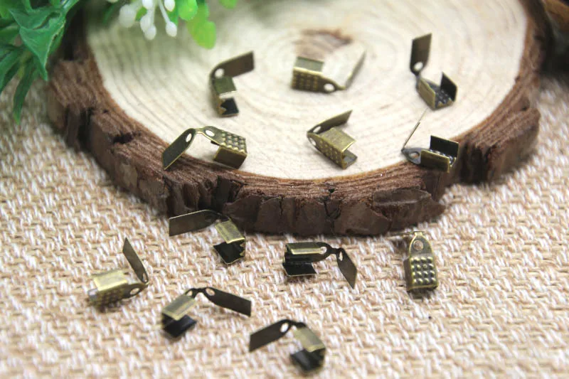 80 шт.-обжим ленты Соединительный шнур концевой обжимной зажим для обжимные концы