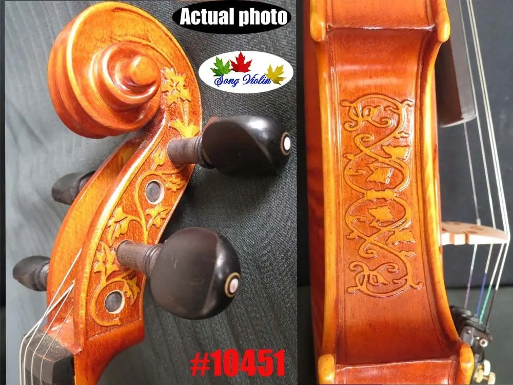 

Резьба по ребрам песни бренда master 4/4 скрипка, отличный глубокий Тон #10451