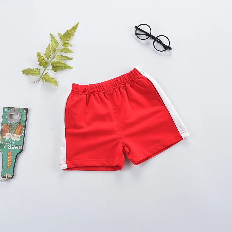 Детская одежда 2019 летние новые узорные детские шорты с боковыми полосками