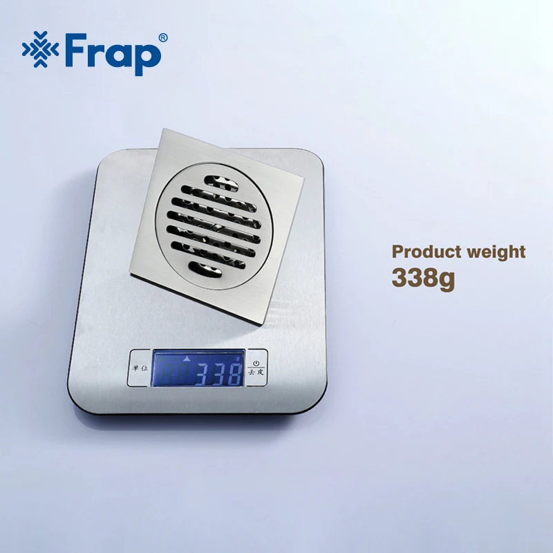 

Frap Quality Copper Shower Floor Drain Waste Drainer Ordinary Bathroom Floor Drains Drain Linear Shower Bath Drain Cover Y38105
