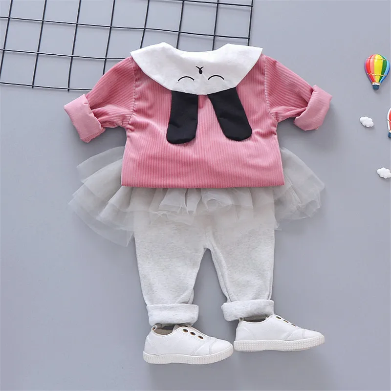 Комплект одежды высокого качества для девочек 0-4 лет новинка 2019 года весенний