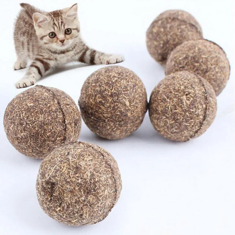 

Cat Natural Catnip Edible Ball Mint Toy for Cat Kitten Treating Menthol Flavor Cat Kitten Toys Pet Cat Supplies