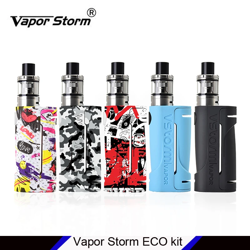 Оригинальный Vapor Storm ECO kit 90 Вт вейп комплект электронной сигареты с емкостью 2 мл