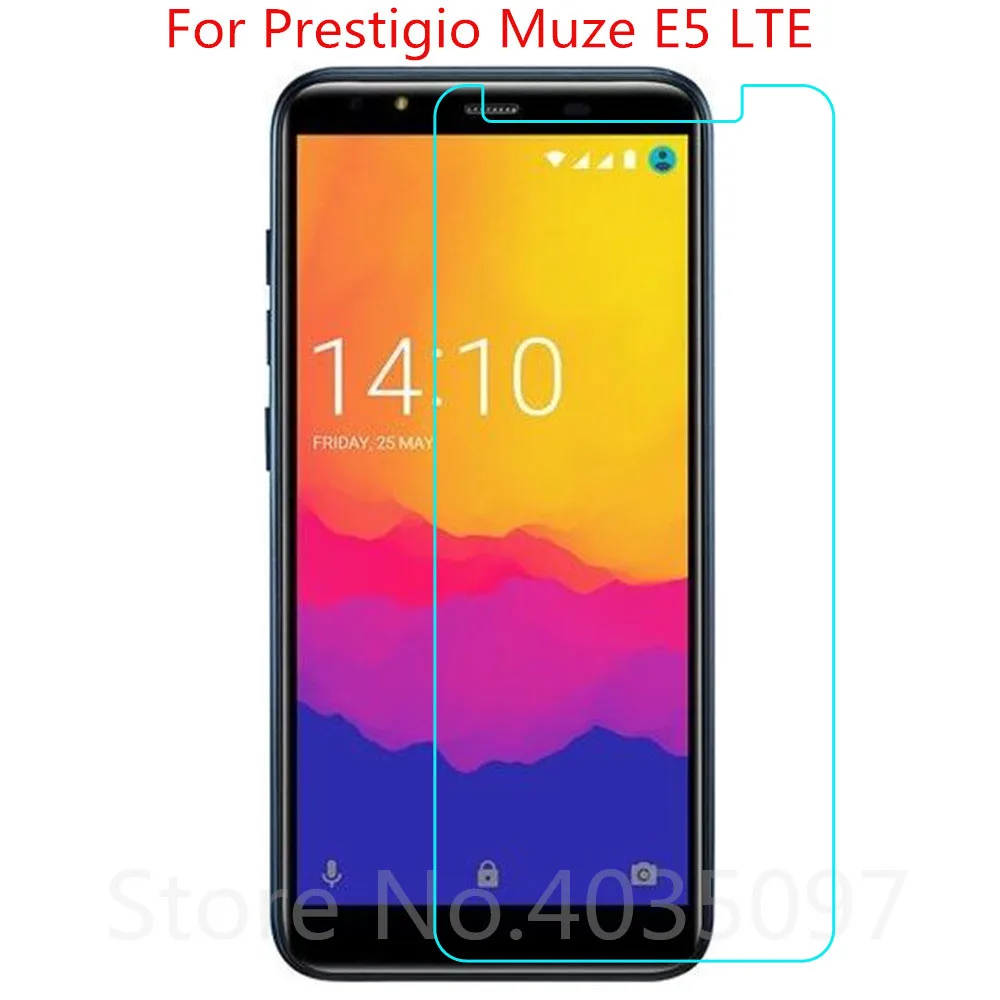 Закаленное стекло для Prestigio Muze E5 LTE 2 шт. защита экрана 9H 2.5D Защитное телефона