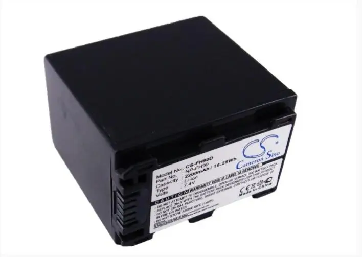 Аккумулятор Cameron Sino 2200 мАч для SONY CR-HC51E DCR-30-DVD103-DVD105-DVD105E HDR-UX7-UX7E-UX9E NP-FH90 | Электроника