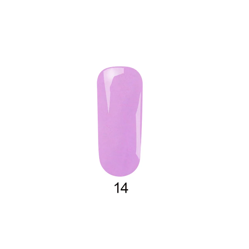 14 Docaty УФ-гель для ногтей Lucky color Гель-лак художественный сахарный эффект ногтей 7 мл мерцающий блеск Полупостоянный Замачивание от цветного цвета - Цвет: 14