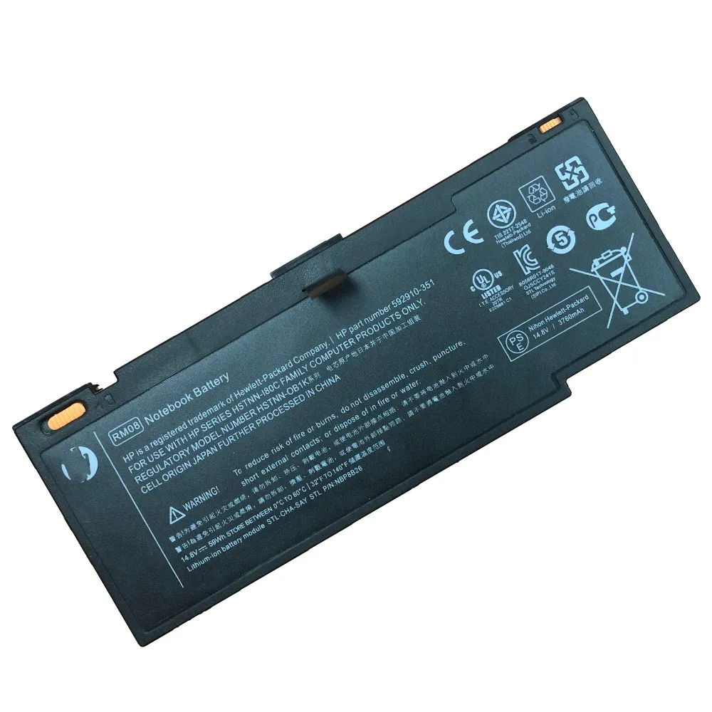 14 8 V 59Wh/3980MAH RM08 новая Оригинальная Аккумуляторная батарея для ноутбука Hp Envy
