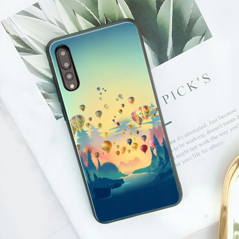 Для huawei Honor V20 чехол для huawei P20 чехол Mofi для huawei P20 Lite Nova 3E 3 3I 4 Honor 8X Max чехол с мультяшным котом лимоном - Цвет: 05