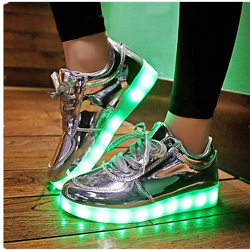 USB charge Led Shoes Dance Shoes s for Adults Size 35-46 Glowing Party With Hot Selling | Обувь