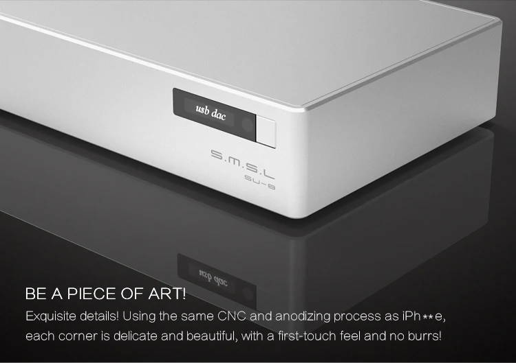 SMSL SU-8 ES9038Q2M* 2 32bit/768 кГц DSD512 DAC USB/оптический/коаксиальный Su8 декодер