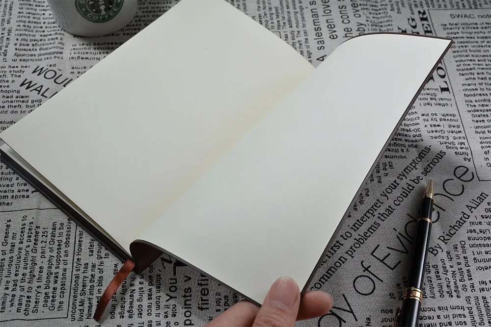 Новое поступление пустая Записная книжка Дневник А5 А6 Размер Рисование путешествия журнал коричневый синий альбом для рисования офисные школьные принадлежности