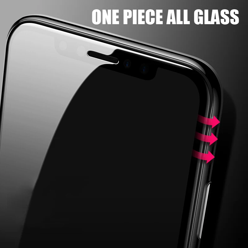 NFH полное покрытие закаленное стекло для iPhone X защита экрана 5D Защитная