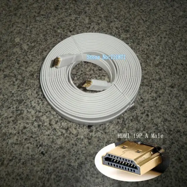 Высокоскоростной 10 м 1 4 версия Ethernet 3D HDMI кабель DVD Высокое разрешение ТВ Аудио