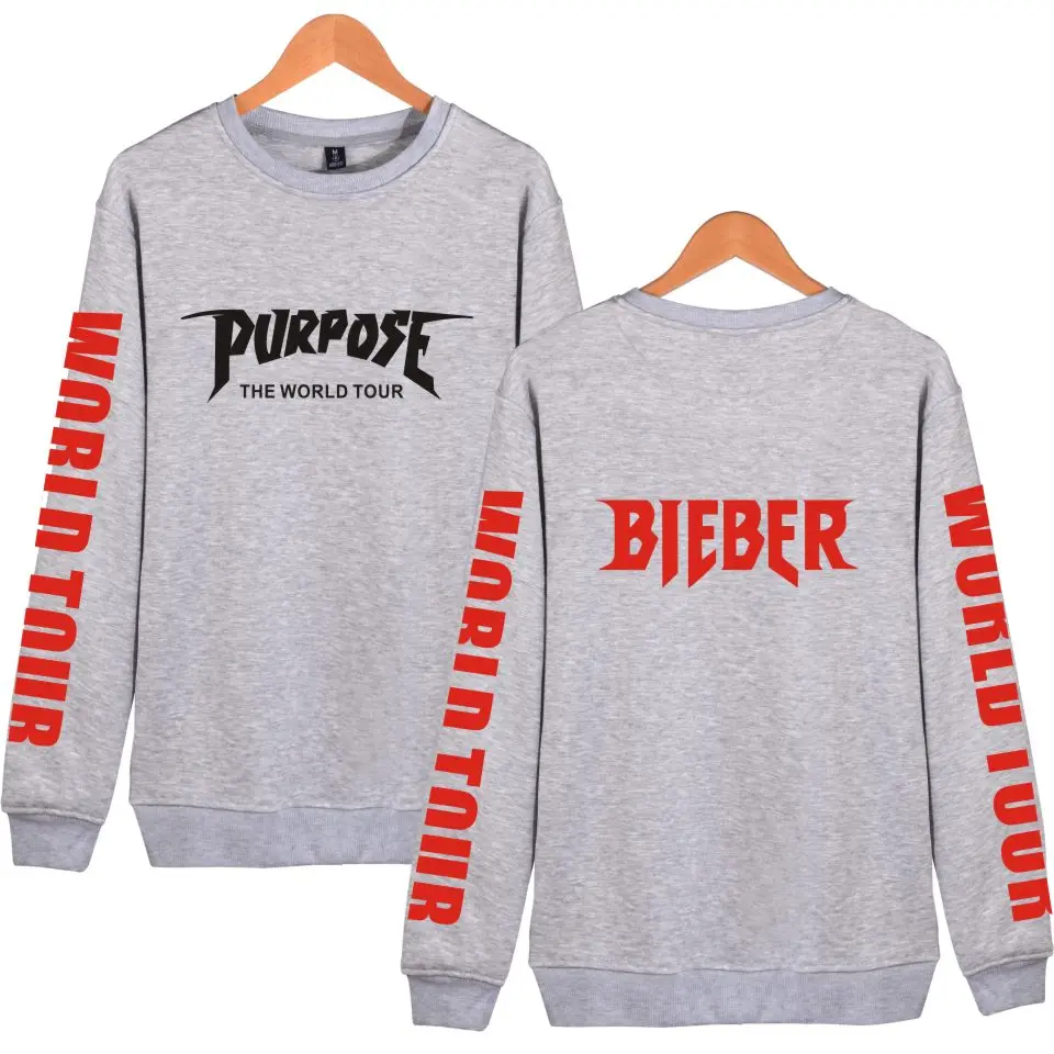 Justin Bieber 2017 New Style With Capless hoodies Men/Women Kpop Sweatshirt Fashion for winter and autummn 4XL Plus Size | Мужская