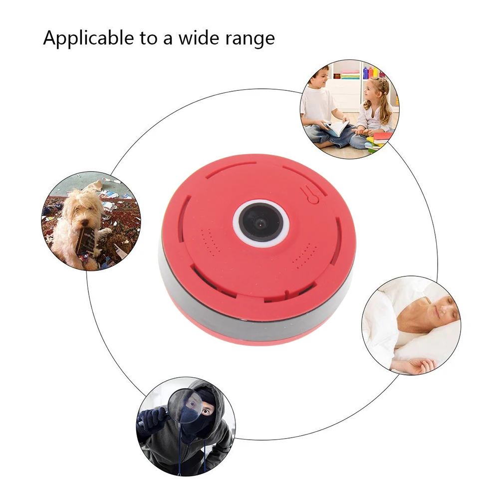 Панорамная камера Fish eye VR HD 960 P беспроводная Wifi IP домашняя система безопасности