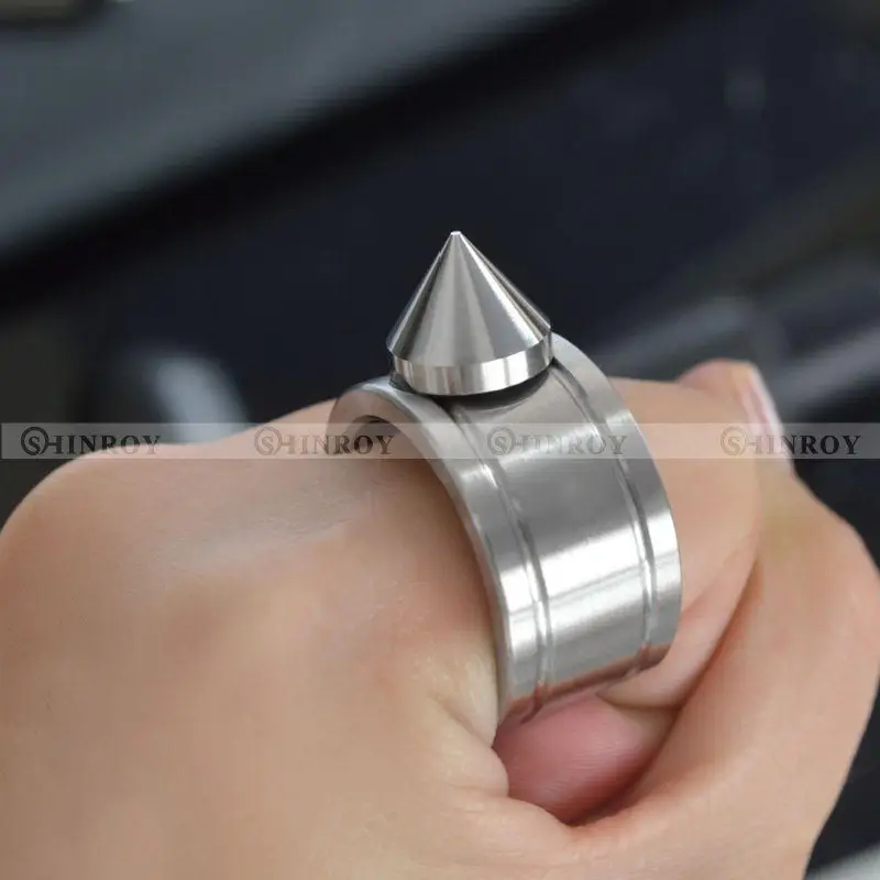 EDC Самозащита из нержавеющей стали кольцо для защиты пальцев инструмент