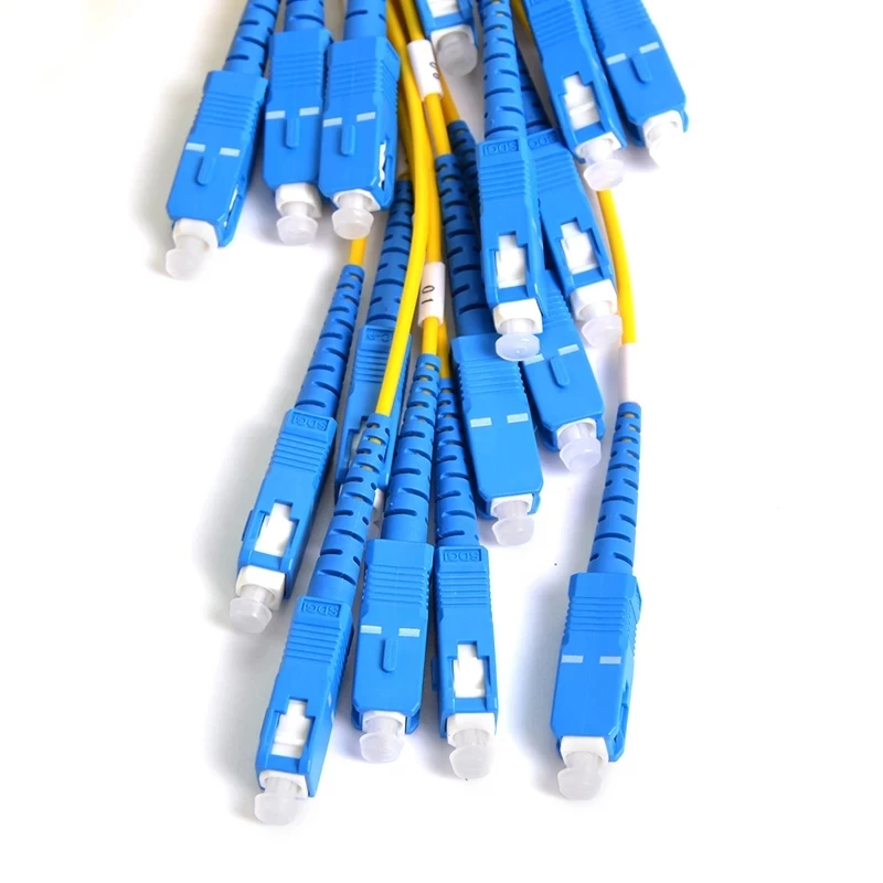 5 PCS 1*16 PLC splitter ABS box SC FC UPC APC 1mtr 2.0mm 3.0mm yellow cable Cassette 1x16 FTTH coupler SM free shipping factory
