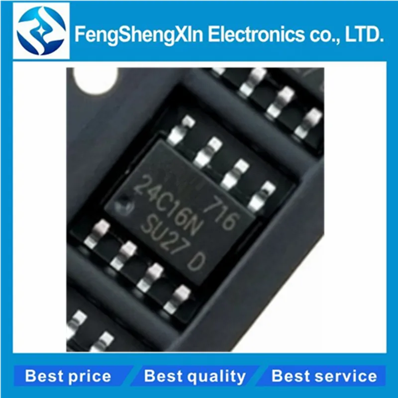 Новинка 100 шт./лот 24C16 SOP 8 AT24C16N 10su 2.7 AT24C16 24C16N AT24C16AN IC с памятью|lot lot|lot 100pcsics 7 |