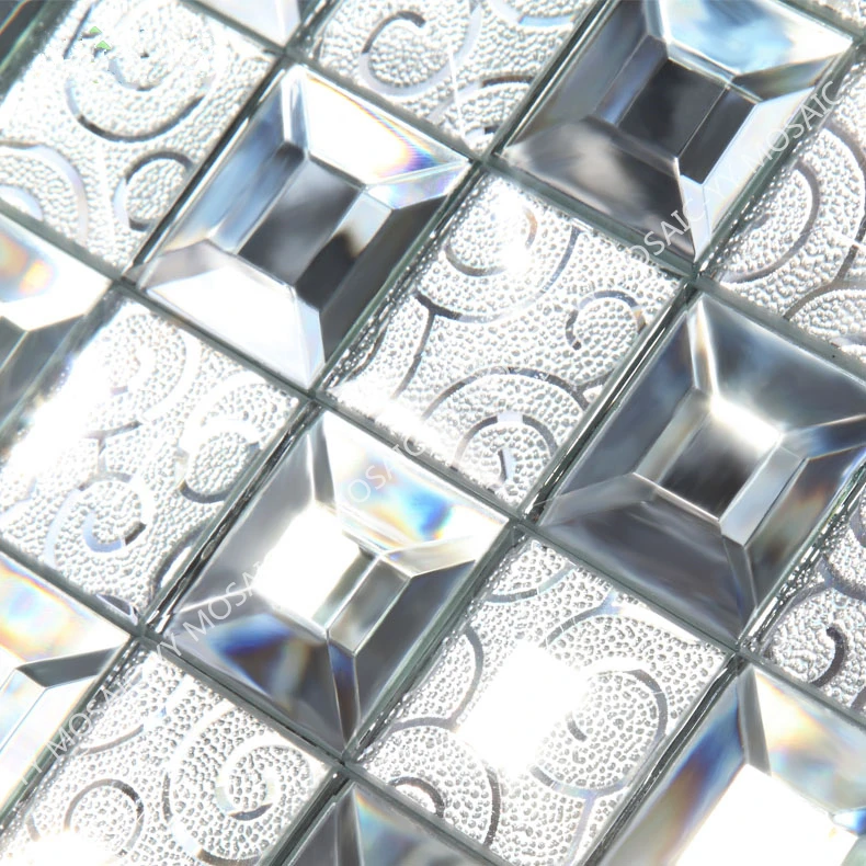 Пять поверхностей окантовка Хрустальная Смешанная резьба стеклянная мозаичная