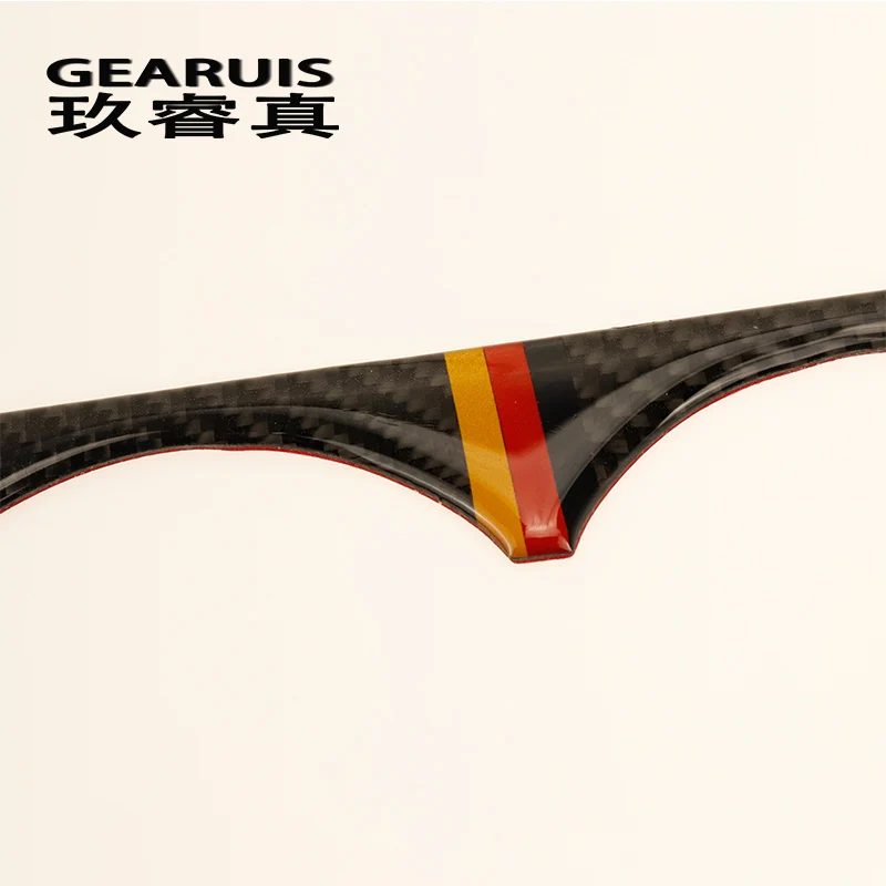 Углеродное волокно авто внутренняя крышка держатель стакана воды панель
