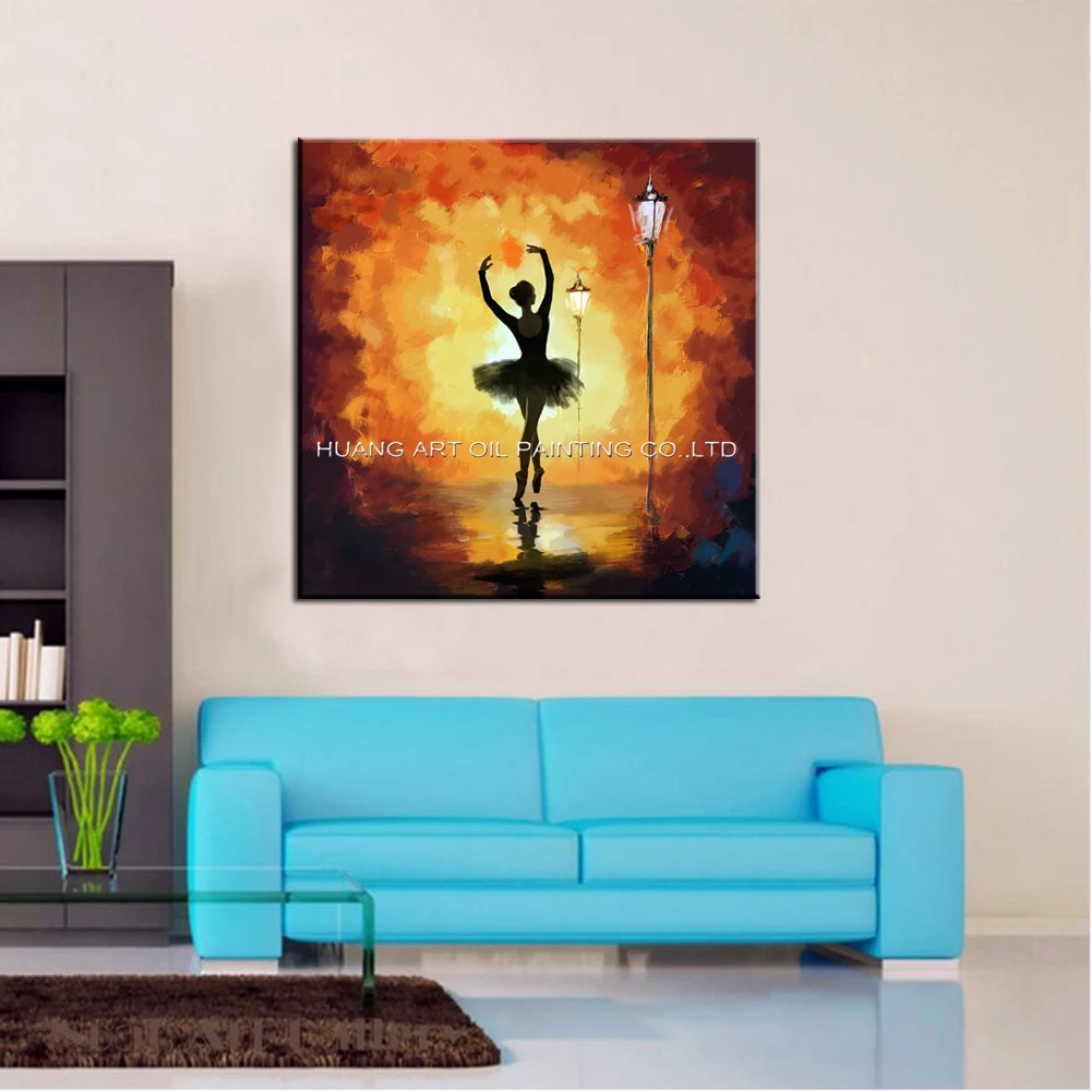Самая дешевая ручная роспись современный балерин картина маслом на холсте