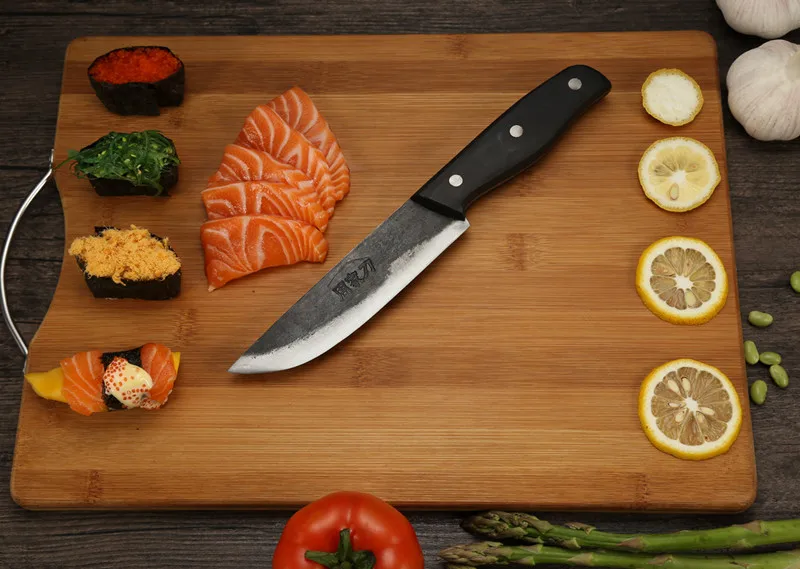 Чжоу кованый кухонный нож для выщипывания костей ручной работы, нож для резки мяса, овощей, рыбы, кухонные ножи, нож для нарезки шеф-повара
