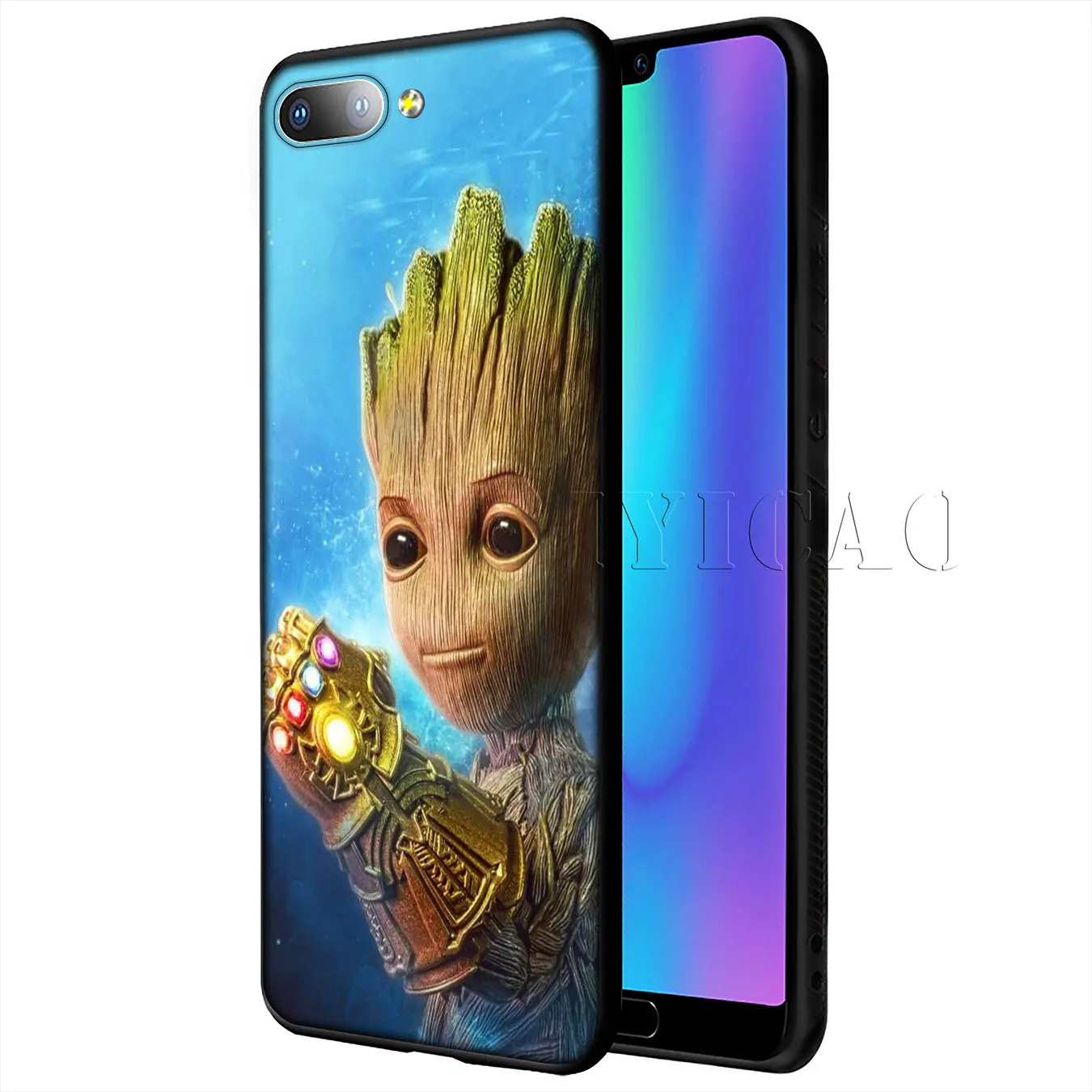 IYICAO аниме MARVEL Мстители Мягкий силиконовый чехол для Huawei Y9 Y7 Y6 Prime 2019 Honor 20 8C 8X 8 9 9X 10