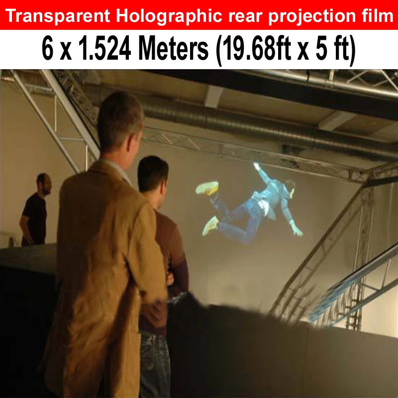 Бесплатная доставка голографическая пленка 6x1 524 м с клейкой основой для легкой