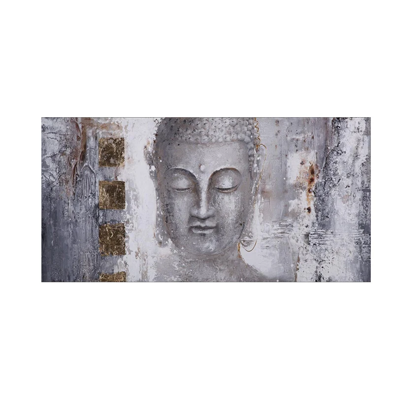 Абстрактная картина маслом на холсте с изображением дзэн Религия Будды плакаты и