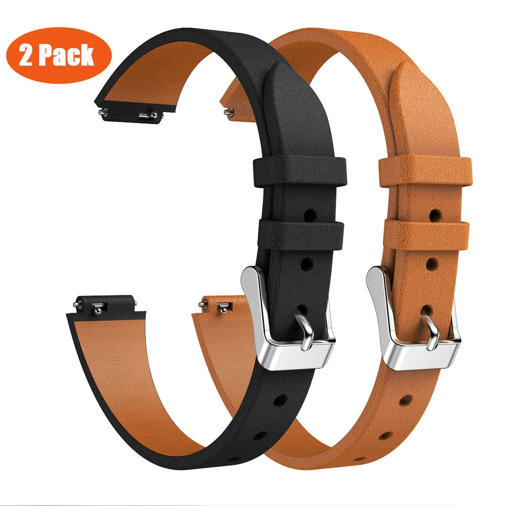 Роскошные кожаные ремешки Сменные аксессуары для браслета Fitbit Inspire/Inspire HR 2019