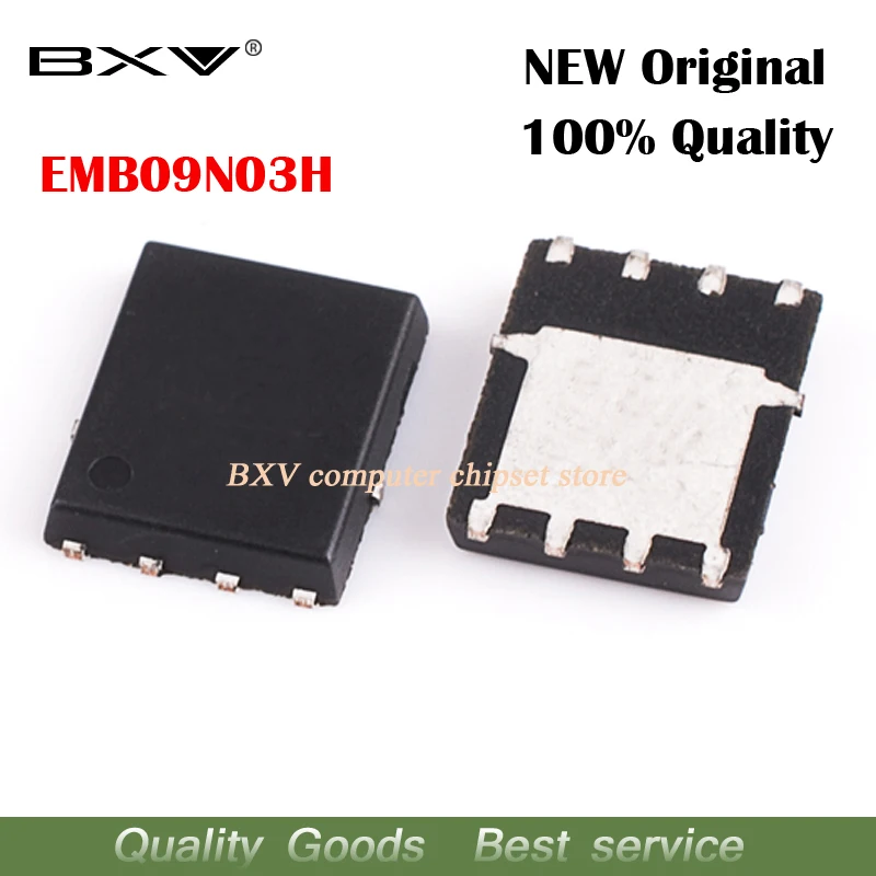10 шт. EMB09N03H EMB09N03 B09N03 5 мм * 6 MOSFET QFN 8 новый оригинальный Бесплатная доставка|mosfet