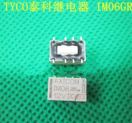 Фото IM06GR 2-1462037-3 TE Tyco AXICOM реле 2A 12VDC 2 от C SMD8 Новый и оригинальный №1